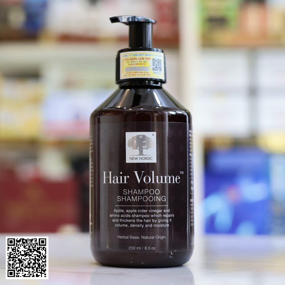 Dầu Gội Hair Volume Shampoo New Nordic Từ Thụy Điển 250ml