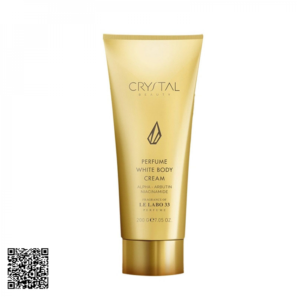 Kem Dưỡng Thể Body Crystal Perfume White Body Cream Hương Nước Hoa Le Labo 33 Của Mỹ 200gr