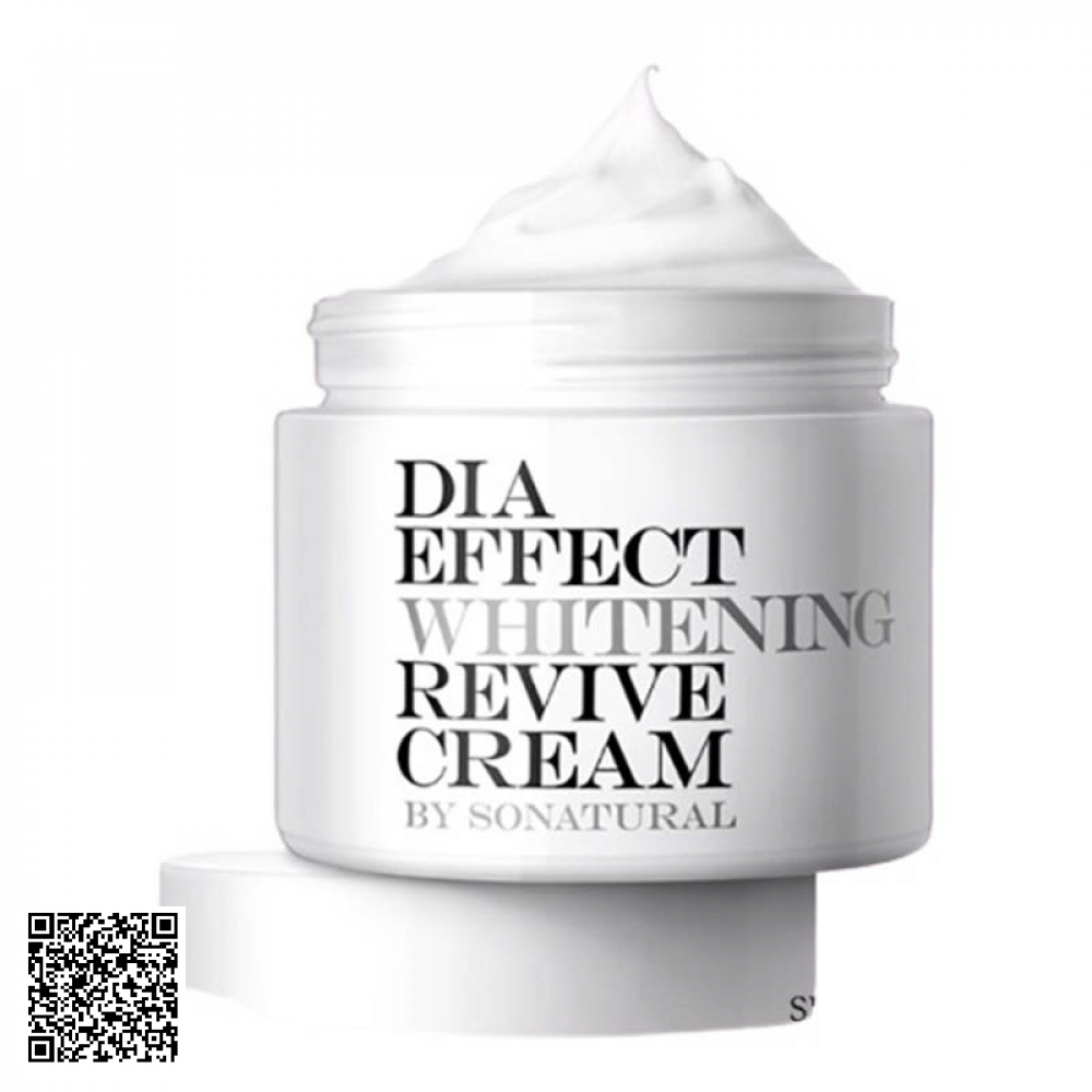 Kem Dưỡng Ẩm Nâng Tone Dia Effect Whitening Revive Cream SoNatural Của Hàn Quốc 70ml