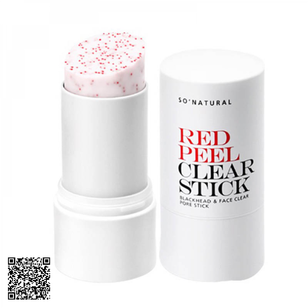 Sáp Giảm Mụn Red Peel Clear Stick Pore Blackhead & Face SoNatural Của Hàn Quốc