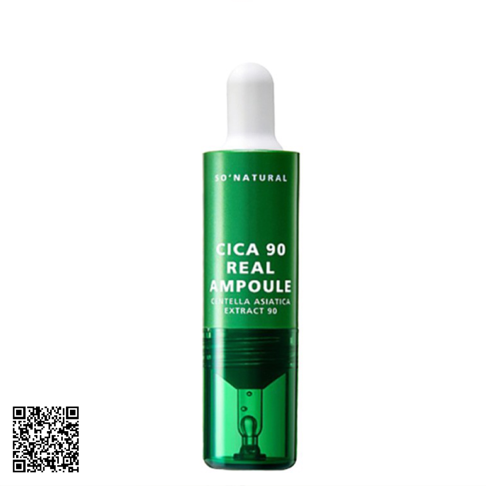 Tinh Chất Giảm Mụn Dưỡng Da Cica 90 Real Ampoule Centelle Của Hàn Quốc