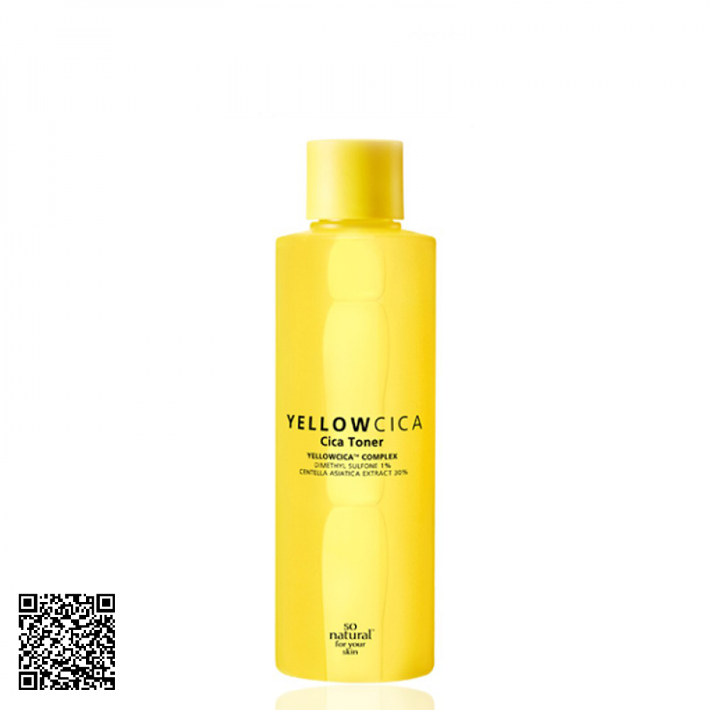 Yellow Cica Toner Giảm Mụn SoNatural Của Hàn Quốc 260ml
