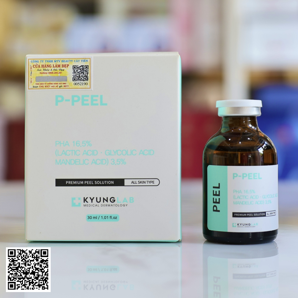 Bộ Đôi Thay Da Sinh Học Kyung lab P-Peel + Neutralizer Của Hàn Quốc