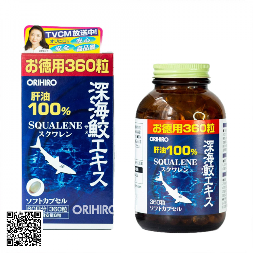 Viên Uống Dầu Gan Cá Mập Orihiro Của Nhật 360 Viên