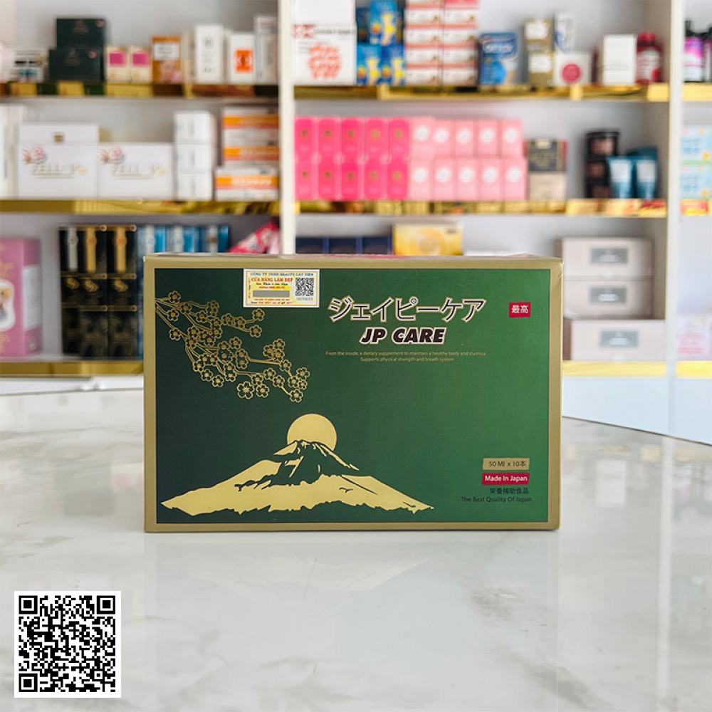 Nước Uống Bổ Phổi Tăng Cường Đề Kháng JP CARE 10 Chai/Hộp Của Nhật Bản