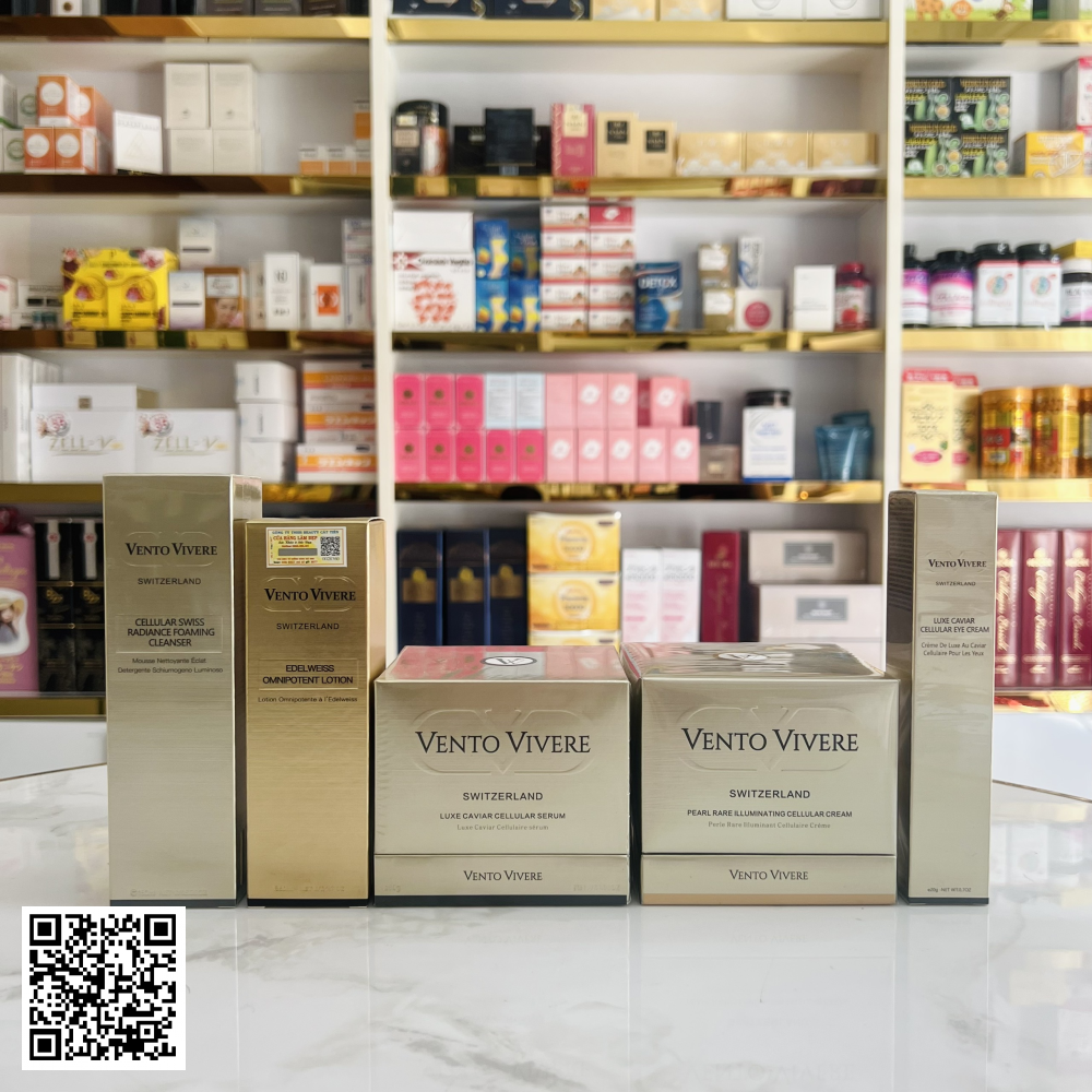 Bộ Sản Phẩm Mờ Nám Vento Vivere Của Thuỵ Sĩ