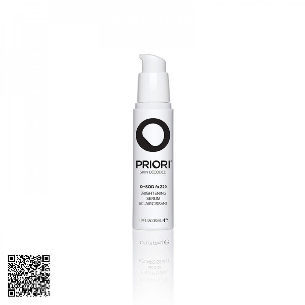 Serum Dưỡng Ẩm, Hỗ Trợ Ngừa Lão Hóa Priori Q+SOD Fx220 Brightening Serum Của Mỹ 30ml