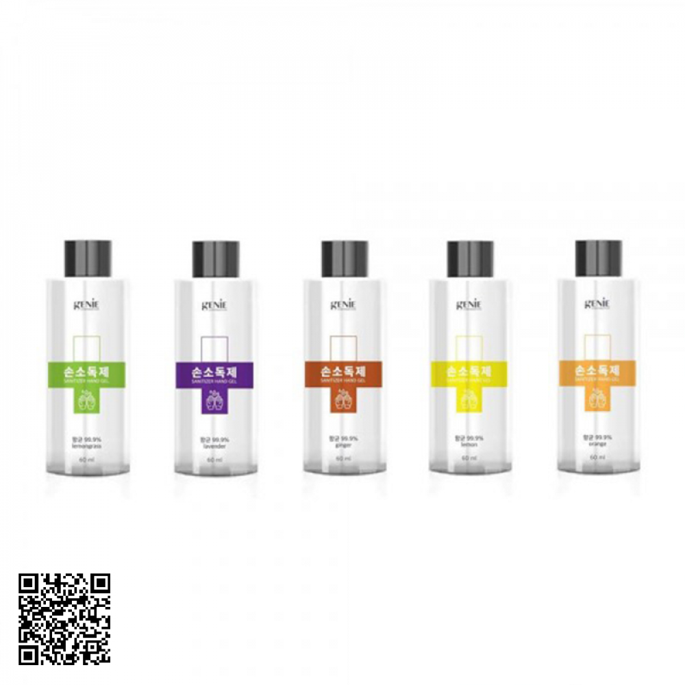 Gel Rửa Tay Khô Genie Của Hàn Quốc Set 5 Chai