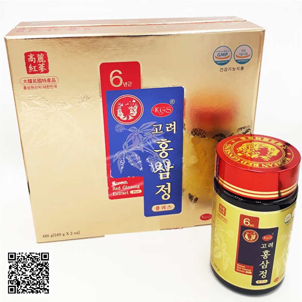 Cao Hồng Sâm KGS Korean Red Ginseng Extract Plus (2 lọ x 240g)