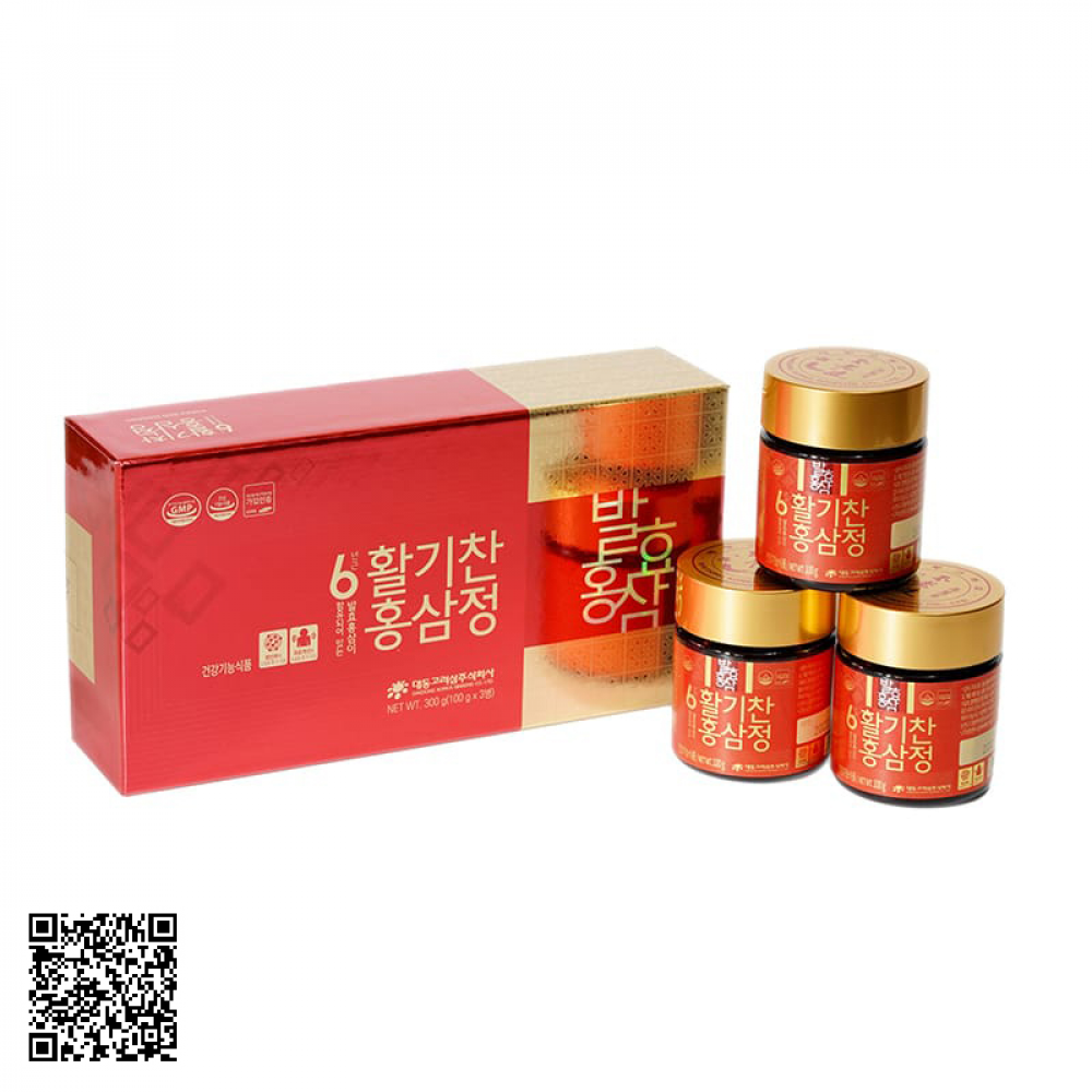 Cao Hồng Sâm Lên Men Daedong Korea Ginseng Của Hàn Quốc 3 Lọ/Hộp