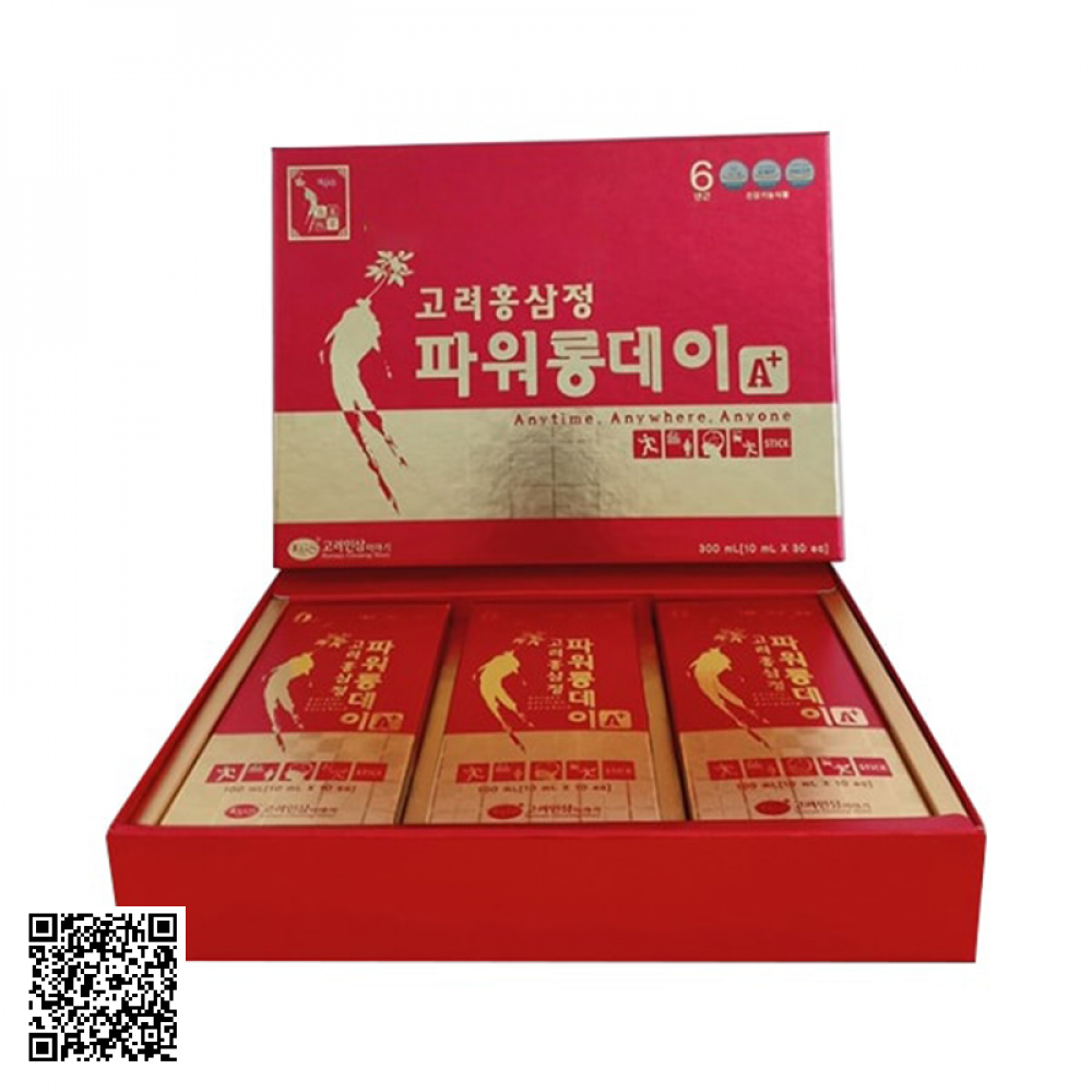 Cao Hồng Sâm KGS Power Long Day A+ Của Hàn Quốc 30 Gói
