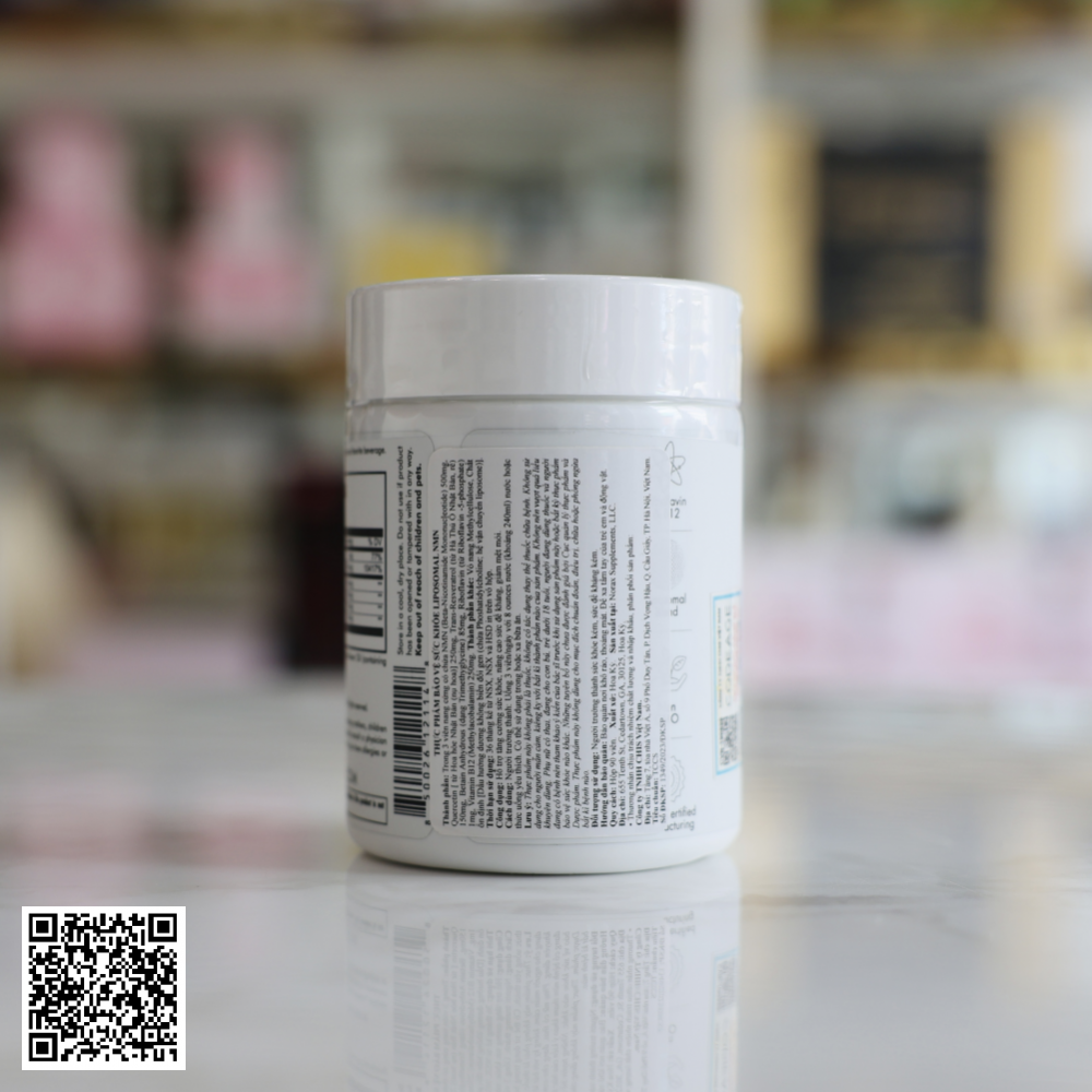 Viên Uống CodeAge Liposomal NMN Trẻ Hóa Da, Hỗ Trợ Ngừa Lão Hóa Mỹ 90 Viên