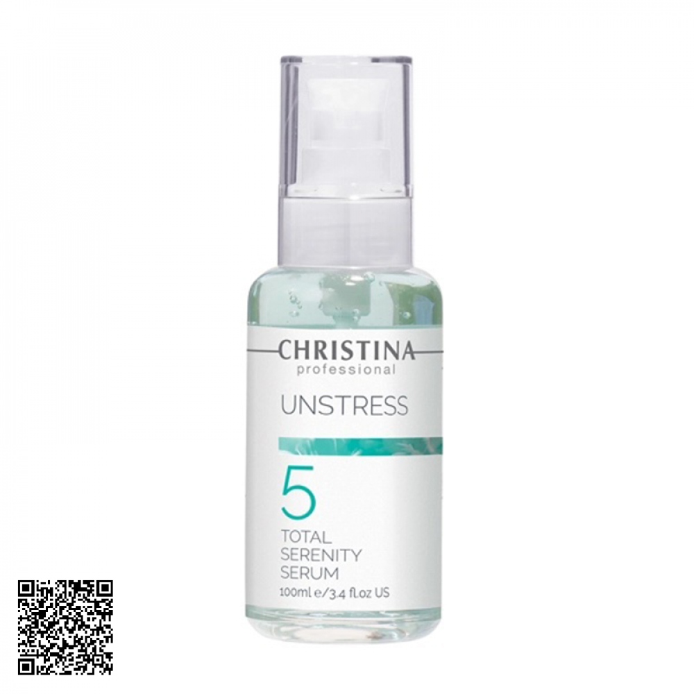 Huyết Thanh Phục Hồi Da Nhạy Cảm Christina Unstress 5 Total Serenity Serum 100ml 