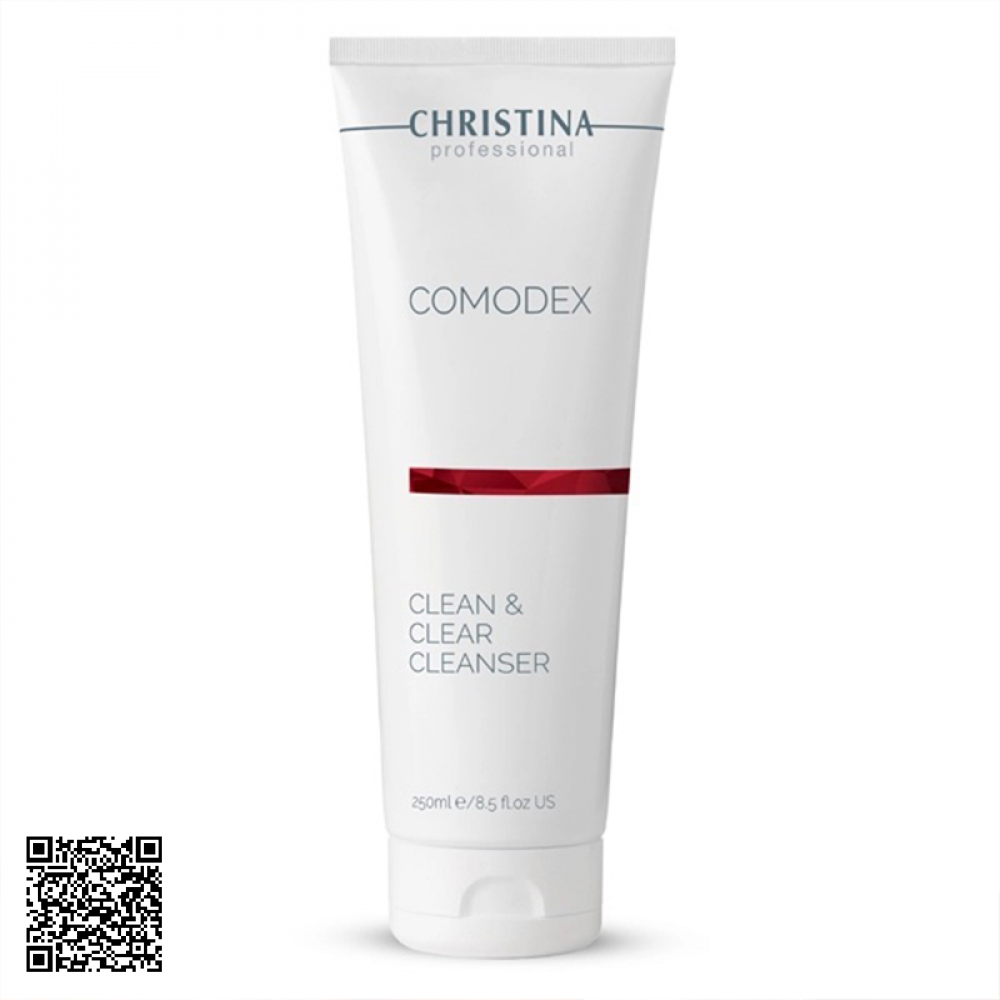 Sữa Rửa Mặt Kháng Khuẩn Christina Comodex Clean & Clear Cleanser 250ml