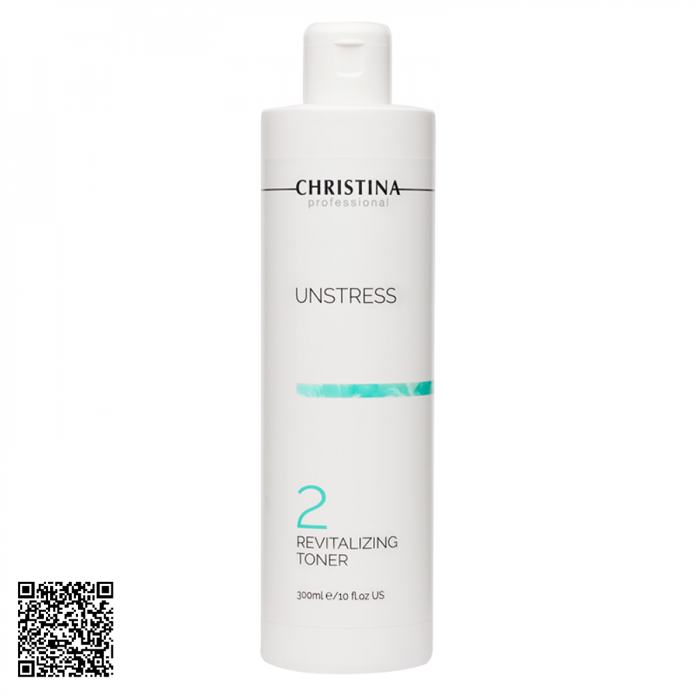 Nước Hoa Hồng Christina Unstress 2 Revitalizing Toner Tái Tạo Cân Bằng Da 300ml