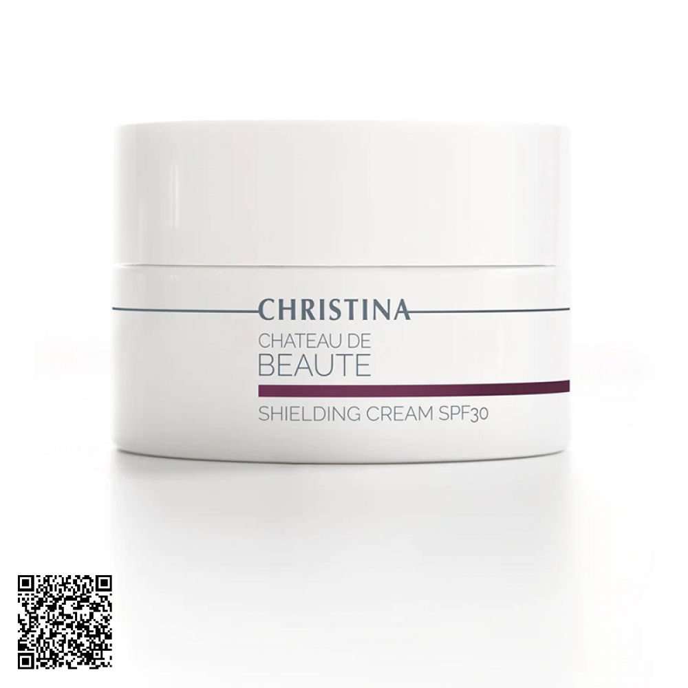 Kem Chống Nắng Christina Chateau De Beaute Shielding Cream SPF30 Hỗ Trợ Ngừa Lão Hóa, Dưỡng Ẩm 50ml 