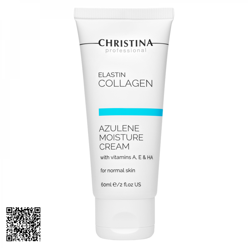 Kem Dưỡng Cho Da Thường Christina Elastin Collagen - Azulene Moisture Cream 60ml