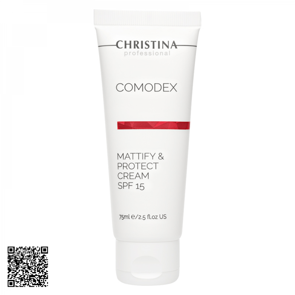 Kem Chống Nắng Cho Da Mụn Christina Comodex Mattify & Protect Cream SPF15 75ml