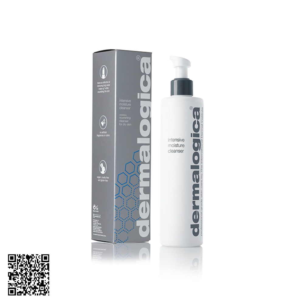 Sữa Rửa Mặt Cho Da Khô Dermalogica Intensive Moisture Cleanser Từ Mỹ 295ml