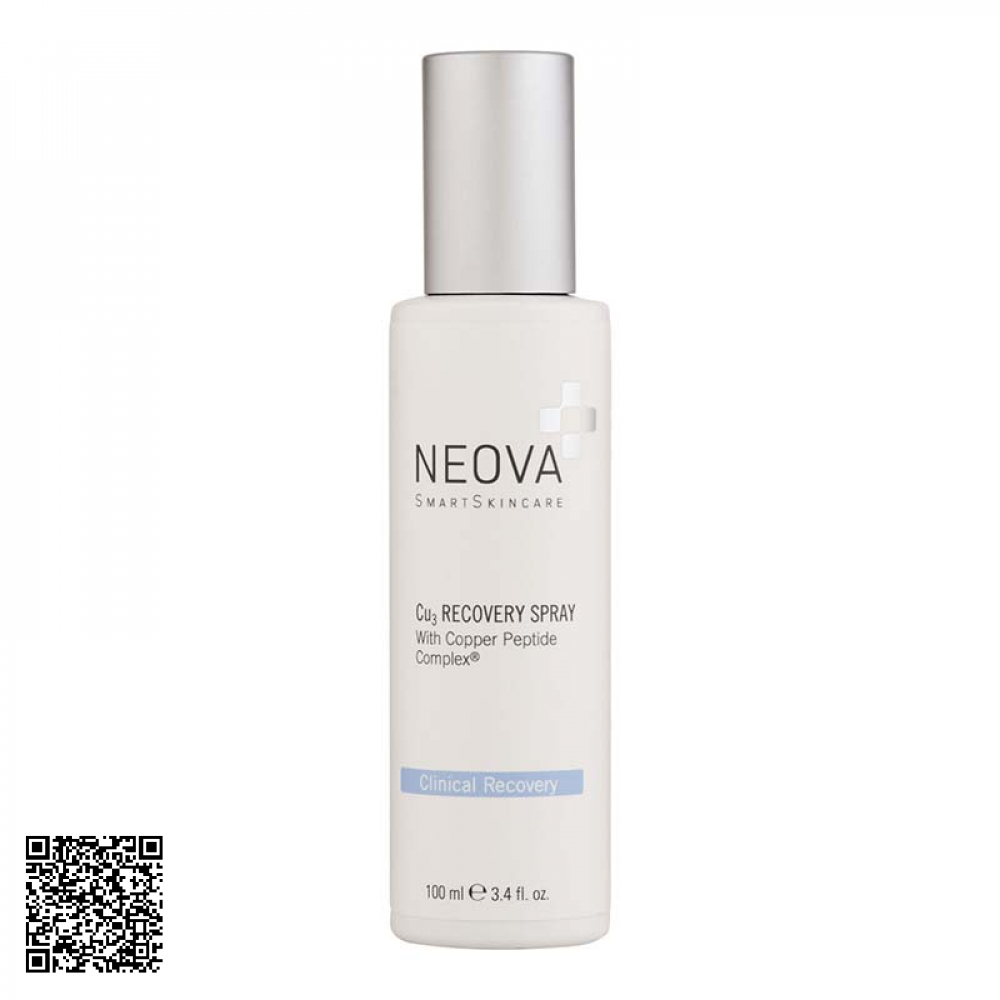 Xịt Làm Dịu Da Kích Ứng Neova Clinical Recovery Cu3 Recovery Spray Từ Mỹ 100ml