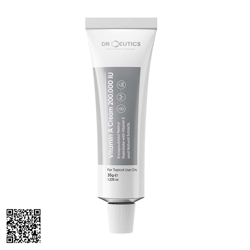 Kem Dưỡng Sáng Da Hỗ Trợ Ngừa Lão Hóa Vitamin A Cream 200.000 IU Từ Mỹ 35g