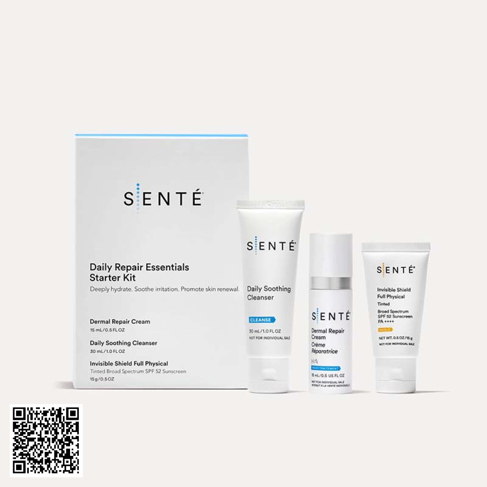 Bộ Dưỡng Da Khoẻ Và Đều Màu Sente Daily Repair Essentials Starter Kit Từ Mỹ 