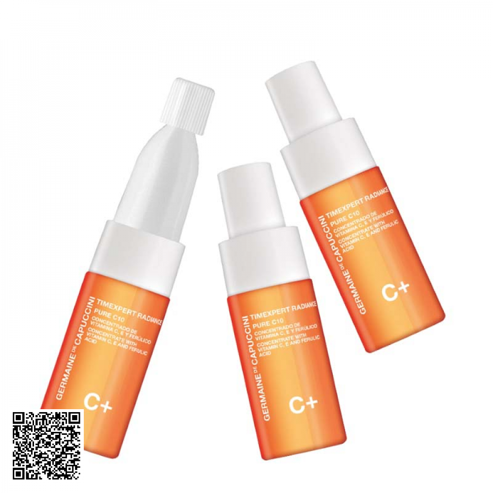 Serum Vitamin C Đông Khô Germaine De Capuccini Timexpert Radiance C+ Pure C10 3 Lọ/Hộp
