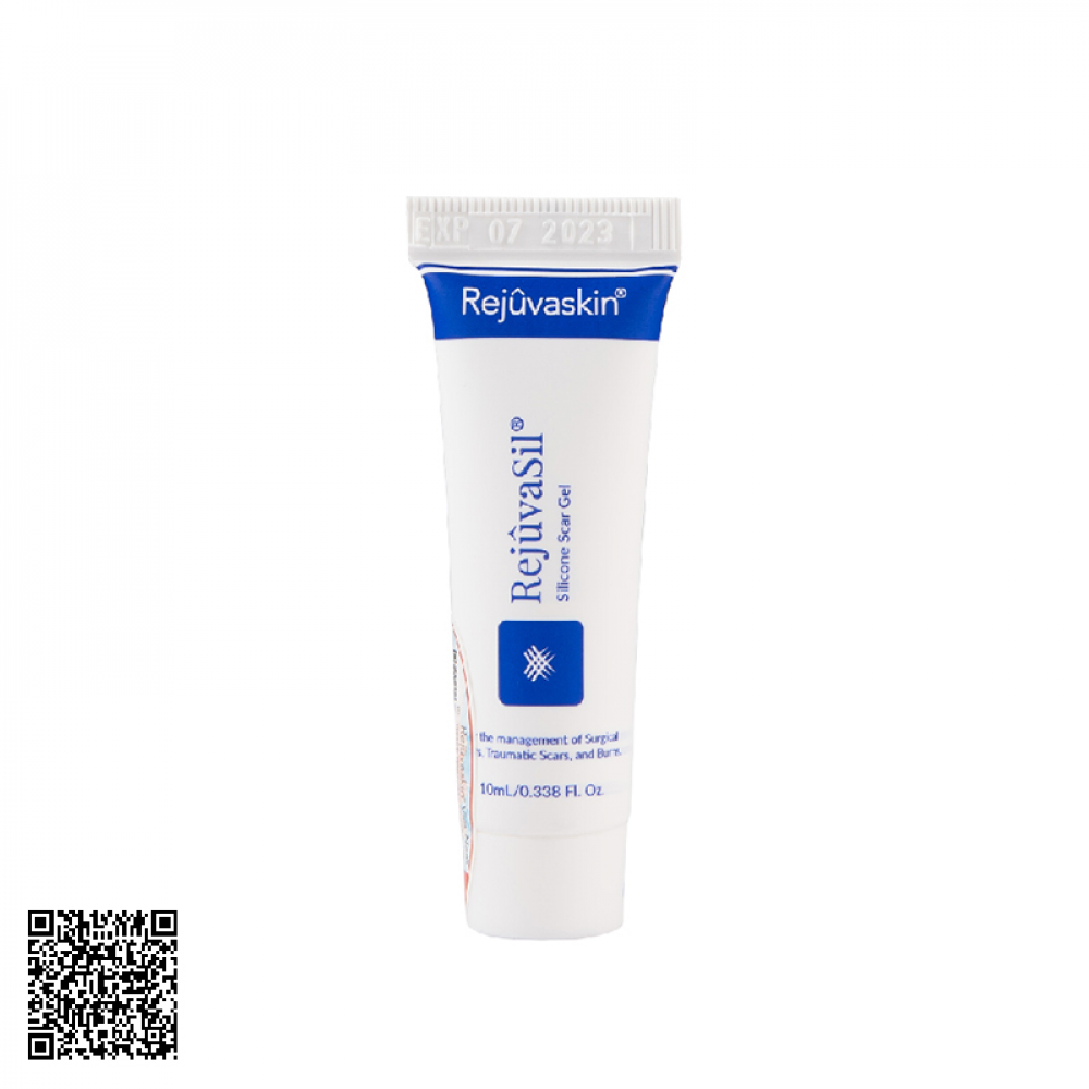 Gel Rejuvaskin Rejuvasil Silicone Scar Ngừa Và Làm Xẹp Sẹo Lồi, Sẹo Phì Đại Từ Mỹ 10ml