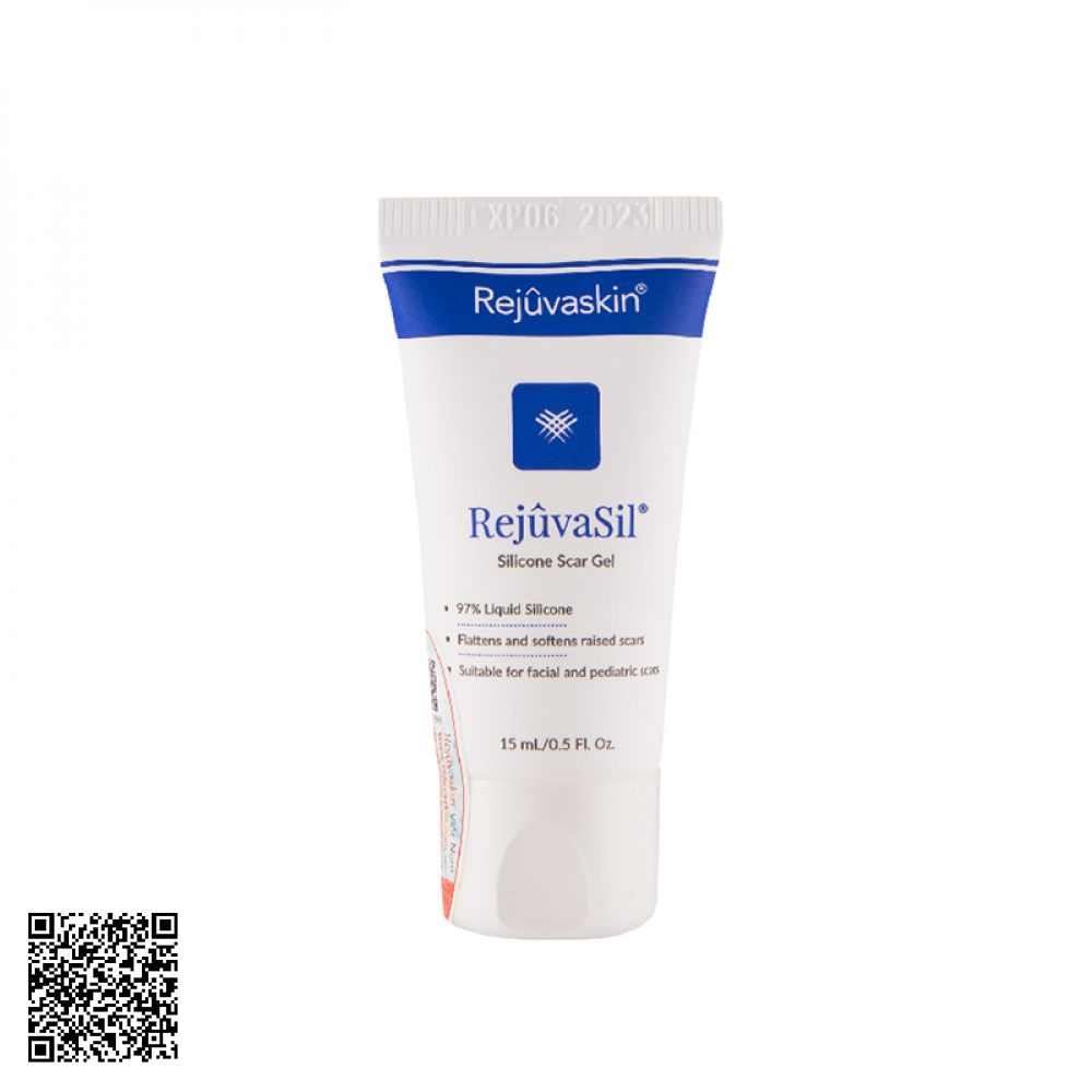 Gel Rejuvaskin Rejuvasil Silicone Scar Ngừa Và Làm Xẹp Sẹo Lồi, Sẹo Phì Đại Từ Mỹ 15ml
