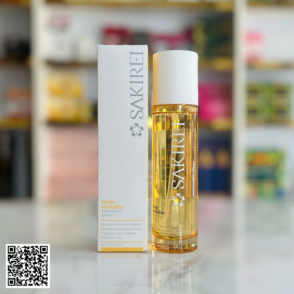 Xịt Khoáng Sakirei NMN Revitalize Treatment Spray Nhật Bản 150ml
