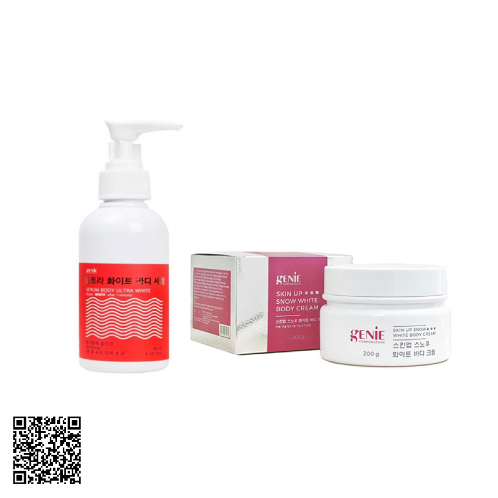Combo dưỡng trắng da toàn thân Genie Từ Hàn Quốc 