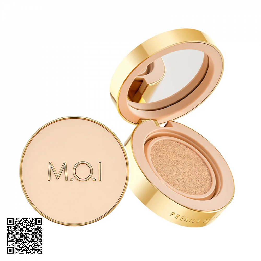 Phấn Nước M.O.I Premium Baby Skin Cushion Tone Trắng Sáng Từ Hàn Quốc