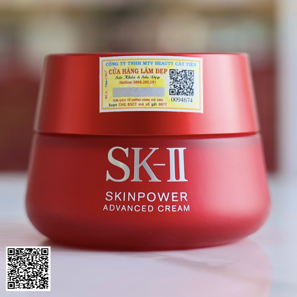 Kem Dưỡng Chống Lão Hóa Cấp Ẩm Da SK-II Skinpower Advanced Cream Nhật Bản 80g