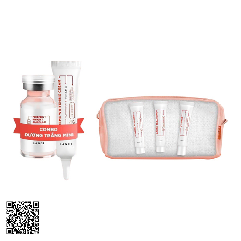 Bộ Dưỡng Trắng Lanci Mini Phiên Bản Nâng Cấp Từ Hàn Quốc