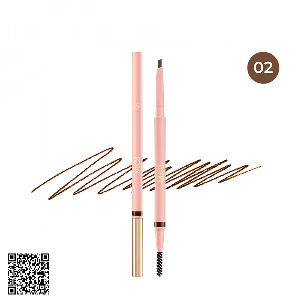 Chì M.O.I Perfect Shape EywBrow Màu 02 – Nâu Chocolate