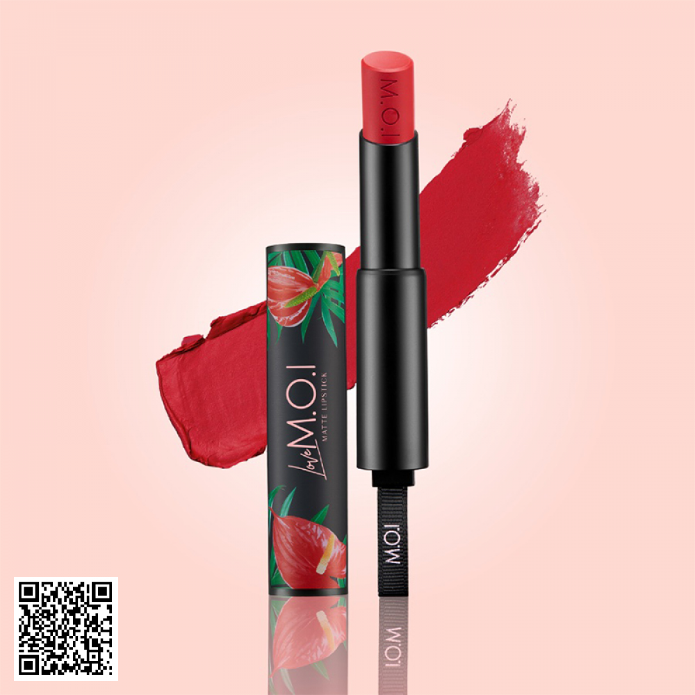 Son Love M.O.I Tropical Edition Màu 3 – Đỏ Cam