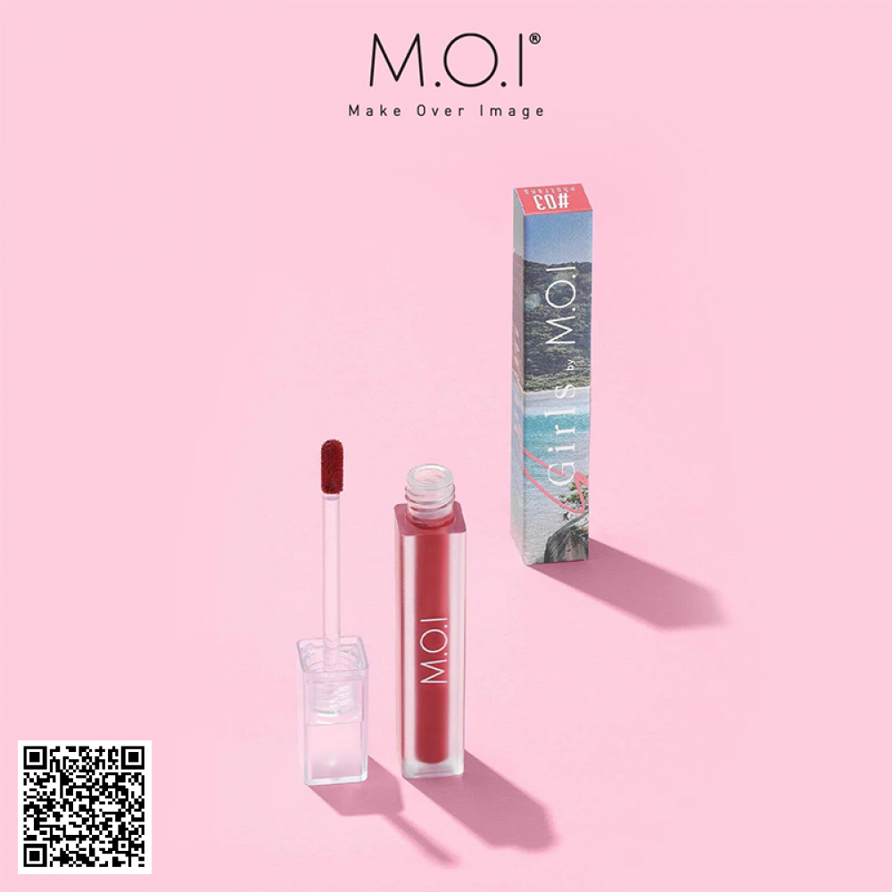 Son Nhung Lì M.O.I Sgirls Summer Edition No.3 – Màu Cam San Hô