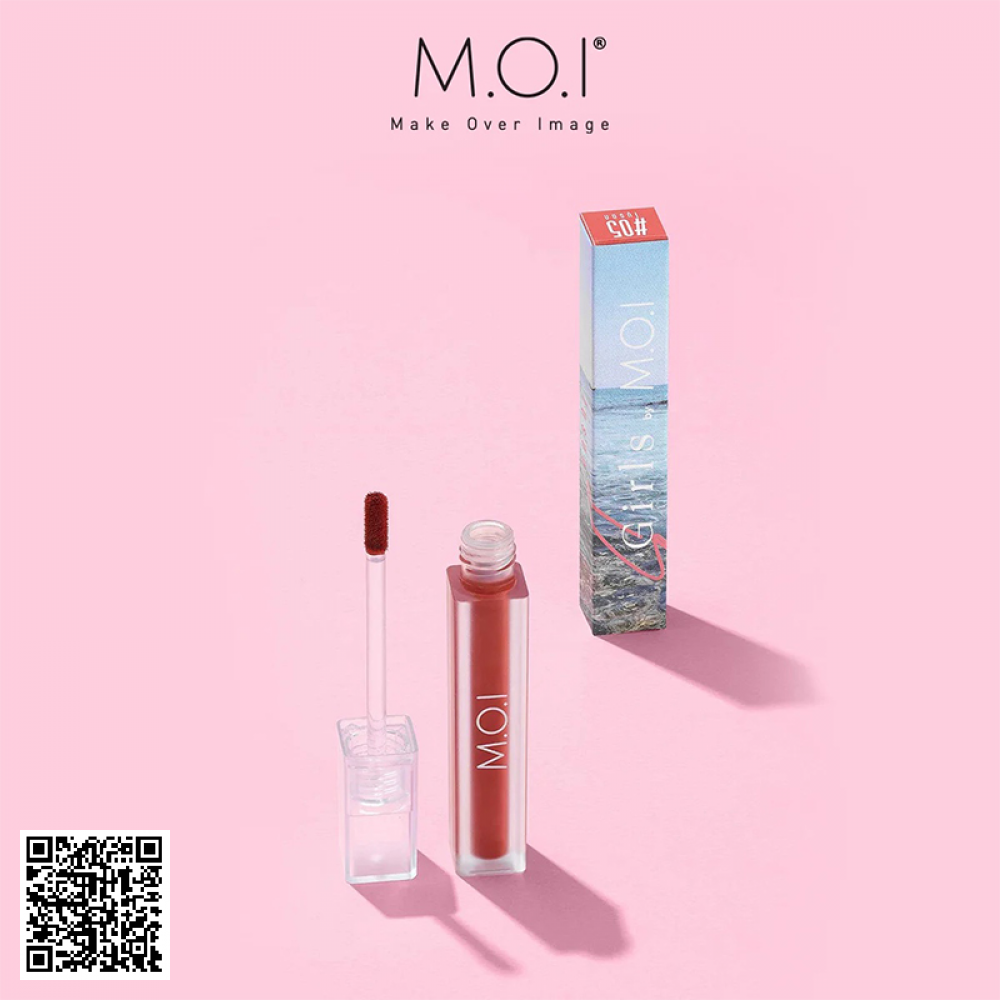 Son Nhung Lì M.O.I Sgirls Summer Edition No.5 – Màu Cam Đất