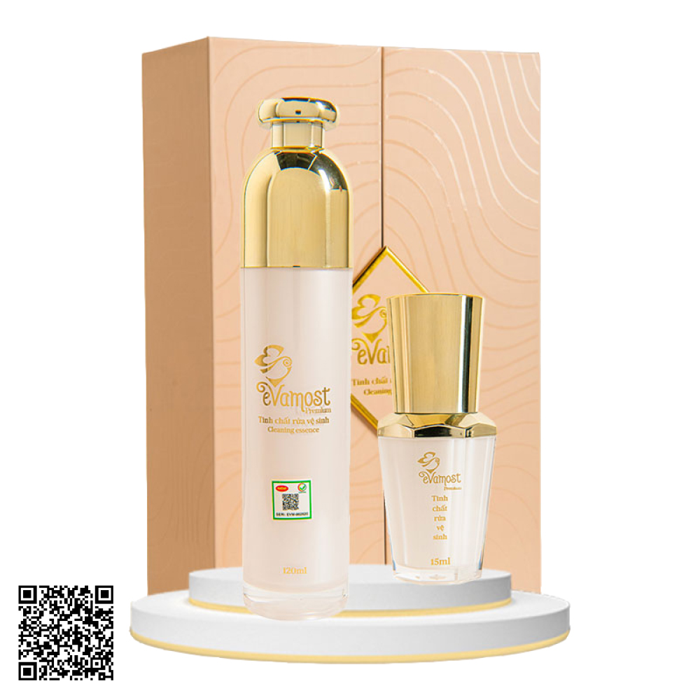 Dung Dich Vệ Sinh Phụ Khoa và Nam Khoa  Evamost Premium 2 Chai/Hộp