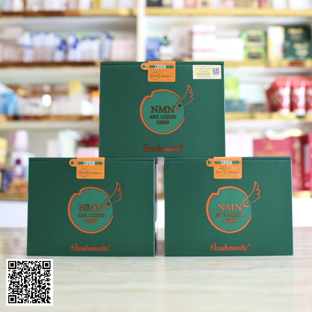 Liệu Trình Nước Uống Đẹp Da NMN Arg Liquid 12000 Peauhonnete Từ Nhật Bản