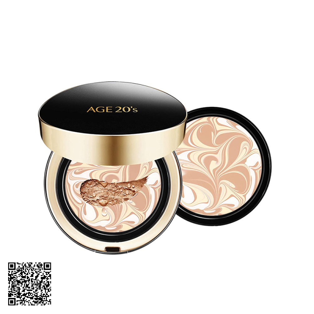 Phấn Tươi Dưỡng Da Che Phủ Tốt AGE 20s Signature Essence Cover Pact Intense Cover #21 Light Beige