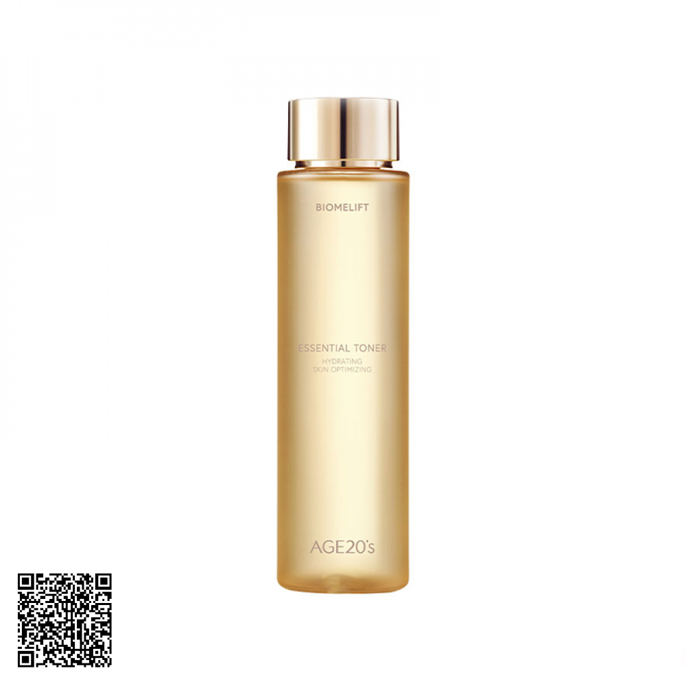 Nước hoa hồng ngừa lão hoá, căng bóng da AGE 20s BiomeLift Essential Toner 195ml