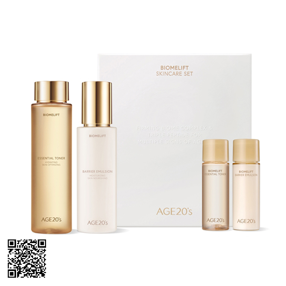 Bộ Chăm Sóc Da AGE 20s BiomeLift Skincare Set