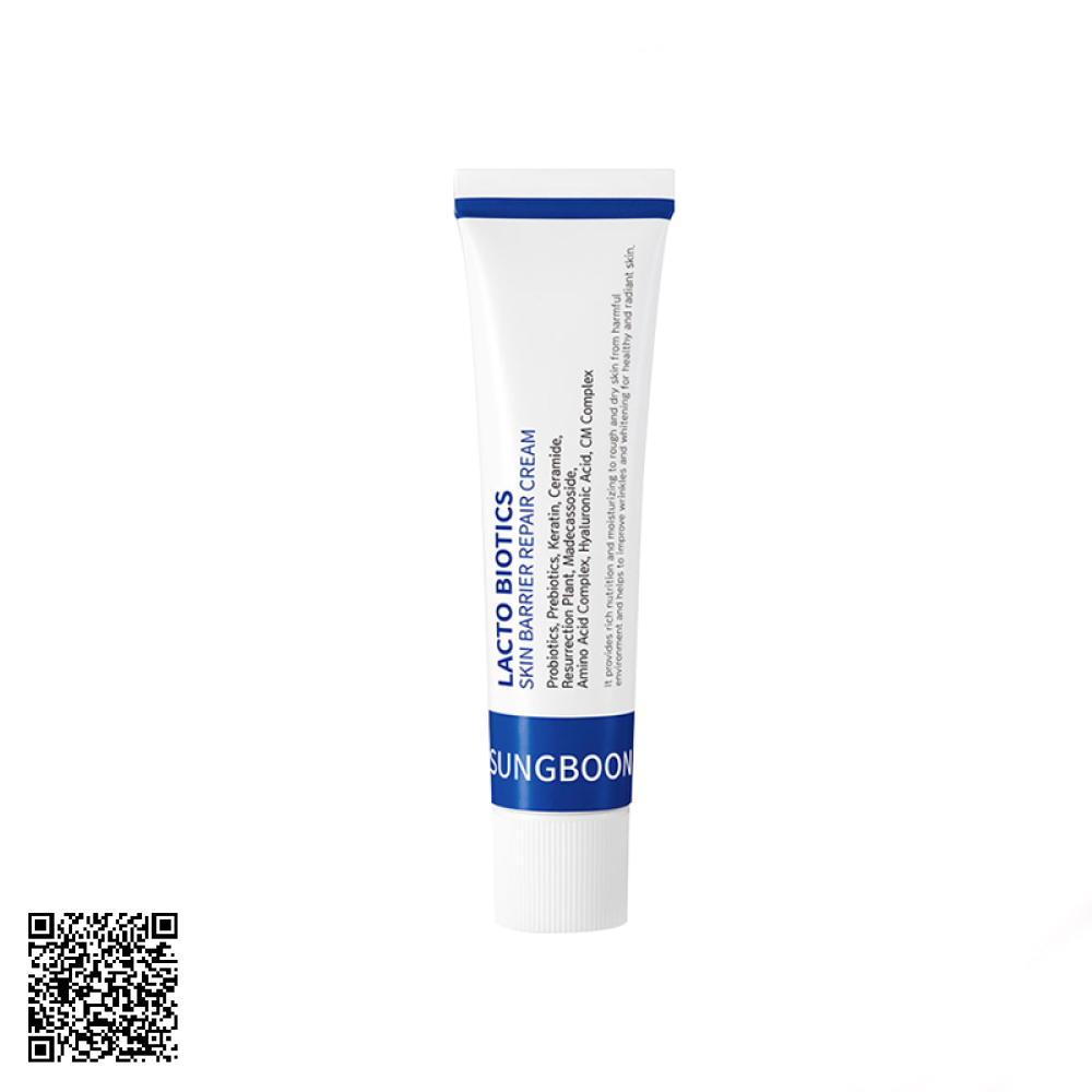 Kem Dưỡng Làm Dịu Và Cấp Ẩm Sungboon Editor Lacto Biotics Skin Barrier Repair Cream 30ml