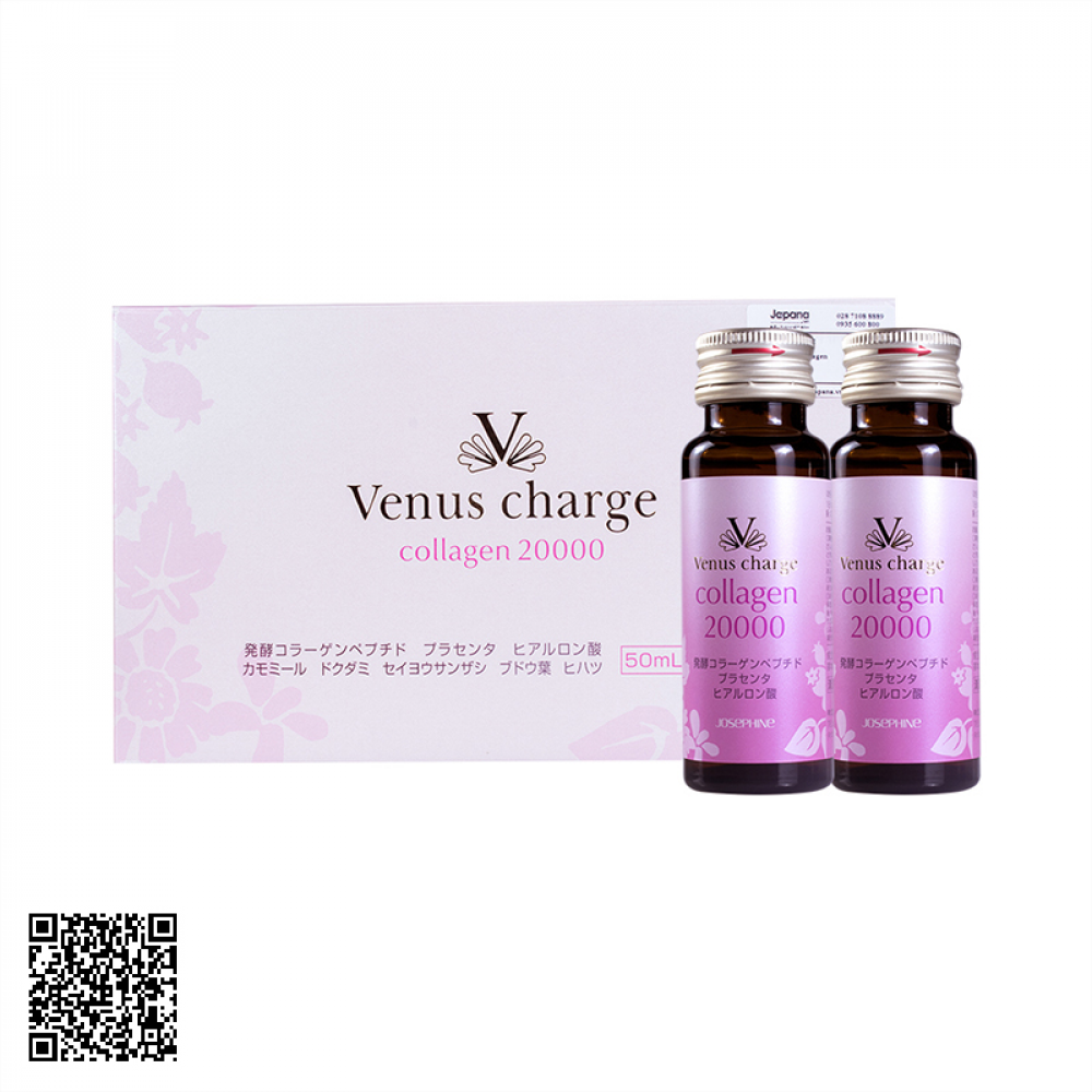 Nước uống Collagen Venus Charge 20,000mg Hộp 10 Chai