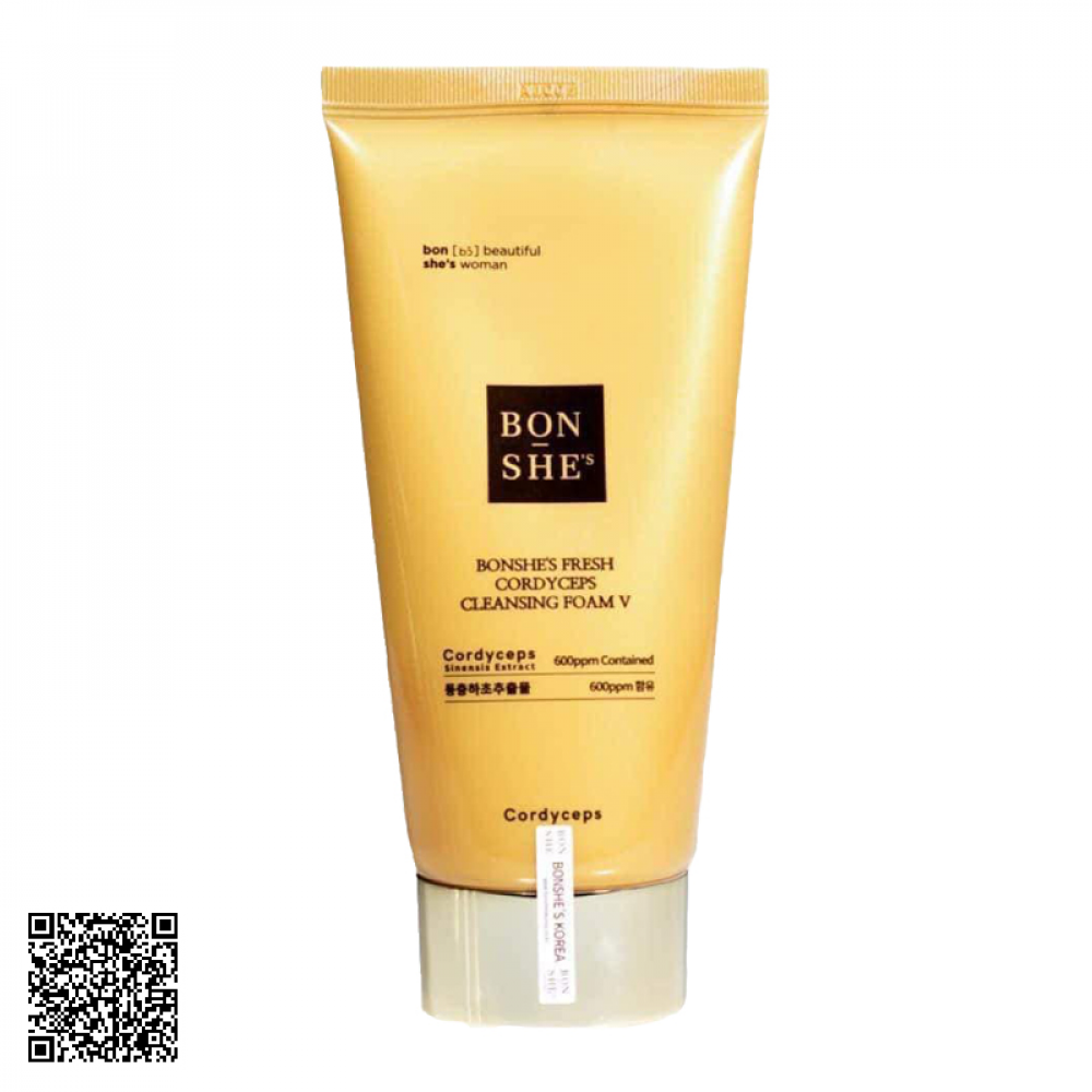 Sửa Rửa Mặt Đông Trùng Hạ Thảo Bonshe’s Fresh Cordyceps Cleansing foam V 150ml