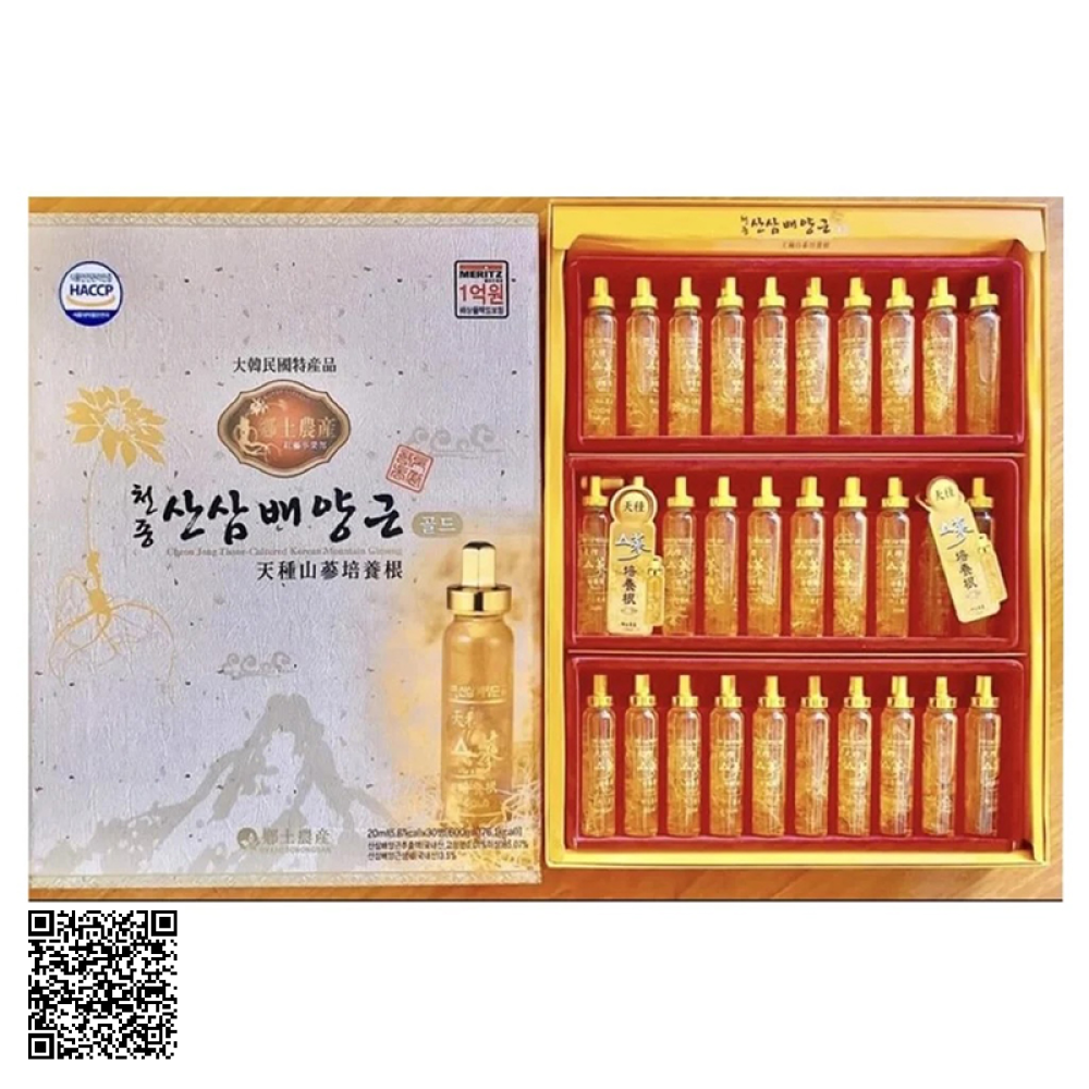 Tinh Chất Hồng Sâm Núi Cheon Jong Tissue Cultured Korean Mountain Ginseng Từ Hàn Quốc