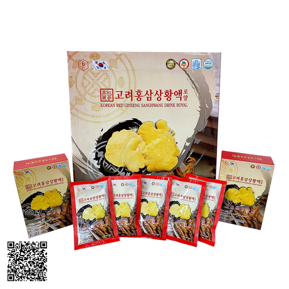 Nước Hồng Sâm Nấm Thượng Hoàng Jeong Won Korean Red Ginseng Sanghwang Drink Royal