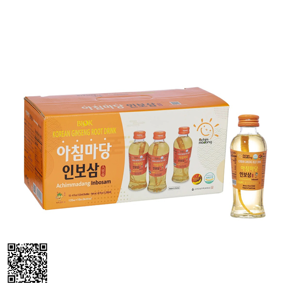 Nước Hồng Sâm Có Củ Achimmadang Inbosam Biok Korean Ginseng Root Drink