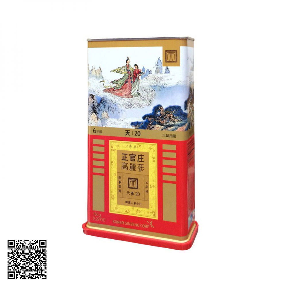 Thiên Sâm Nguyên Củ KGC Heaven Roots Số 20 Từ Hàn Quốc 150g